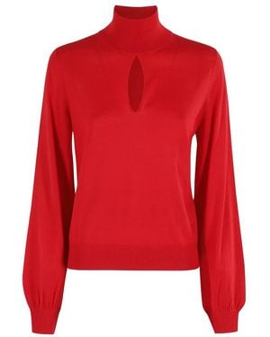 Semicouture Turtlenecks - Rouge