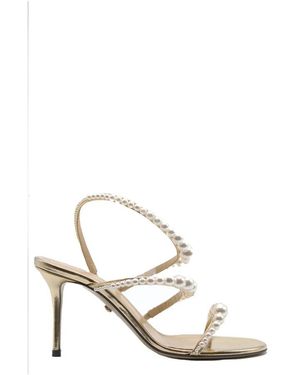 Mach & Mach High Heel Sandals - Metallic