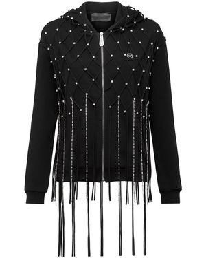 Philipp Plein Zip-Throughs - Zwart