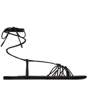 Saint Laurent Flat Sandals - Metallic