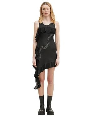 ANDERSSON BELL Flow Ruffle Dress - Zwart