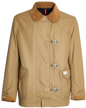 Fay Light Jackets - Natural