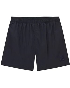 ARMANI EXCHANGE Boxer Mit Elastischem Bund Und Aufgesetztem Icon-Logo - Blau