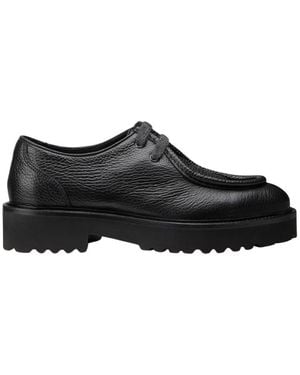 Doucal's Laced Shoes - Black