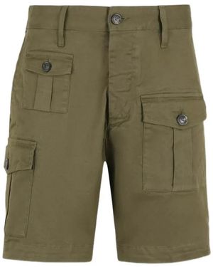 DSquared² Cargo Pocket Shorts - Groen