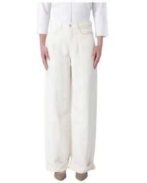 Emporio Armani Wide Jeans - White