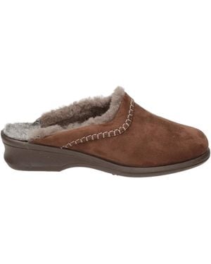 Rohde Suède Pantoffel Bruin Model 2510
