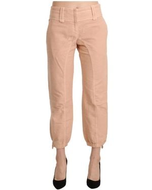 Ermanno Scervino Cropped Trousers - Natural