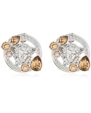 Versace Medusa '95 Crystal Earrings - Mettallic