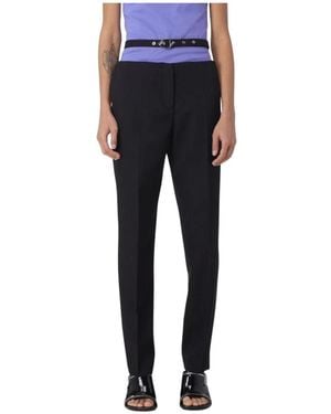 The Attico Straight Trousers - Blu