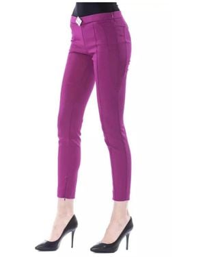 Byblos Cropped Trousers - Purple