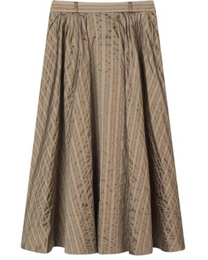 Mark Kenly Domino Tan Midi Skirts - Neutro