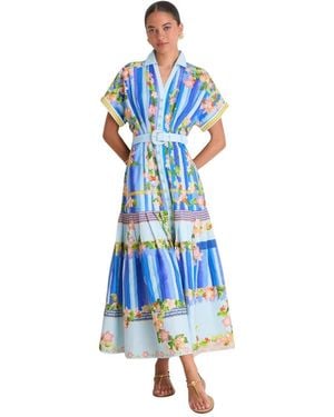 Saloni Shirt Dresses - Azul