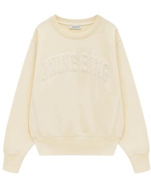 Anine Bing Harry Shrunken Sweatshirt - Naturel