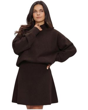 Notre-v Truien & Vesten ,Bruin ,Wol Nv-Iga Sweater