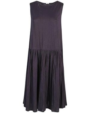 Apuntob Jersey Midikleid - Blau