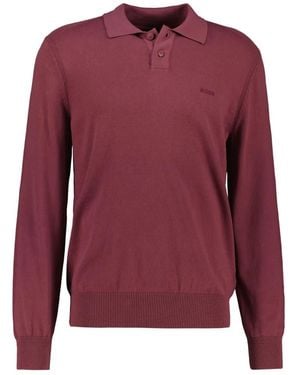 BOSS Tops ,Rood ,Polo Shirts - Paars