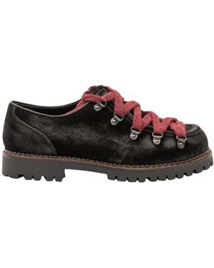 Maze Laced Shoes - Negro