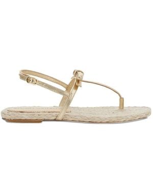Stuart Weitzman Stilvolle Espadrilles Sandalen - Natur
