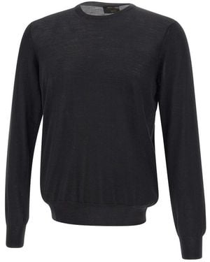 Gran Sasso Round-Neck Knitwear - Blue