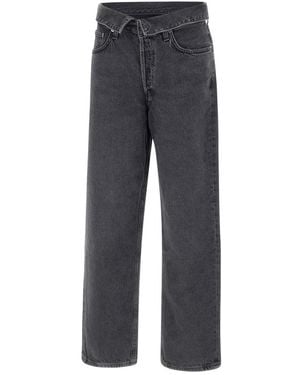 Agolde Jeans ,Zwart ,Katoen Echo Taper Jean - Grijs