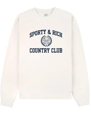 Sporty & Rich Sweatshirts - White