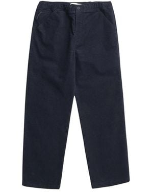 Norse Projects Straight Trousers - Azul