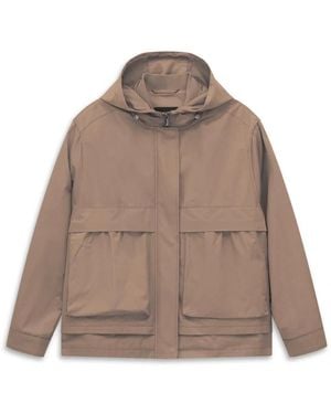Bugatti Windjacke Im Lockeren Schnitt Mit Doppelten Taschen - Braun