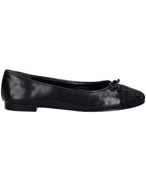 Tory Burch Cap-Toe Pave Ballet - Zwart