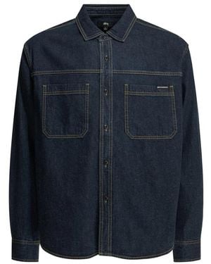 Stussy Denim Shirts - Azul