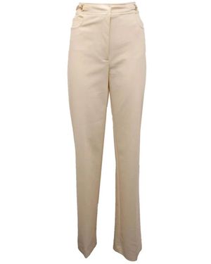 Marella Wide Trousers - Natural