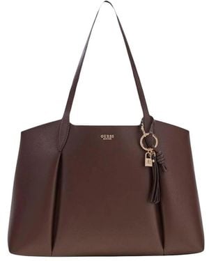 Guess Tassen ,Bruin ,Leer Melody 2-In-1 Tote