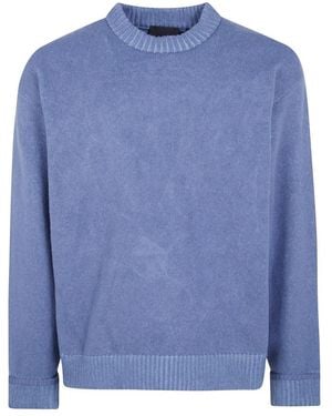 Rains Round-Neck Knitwear - Bleu