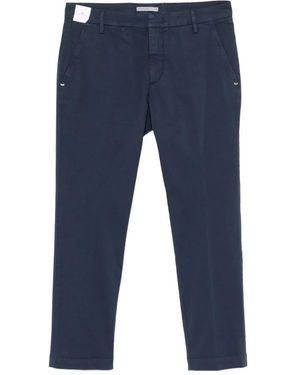 Entre Amis Cropped Trousers - Blue