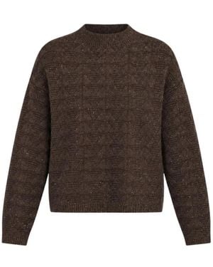 Marella Round-Neck Knitwear - Marrón
