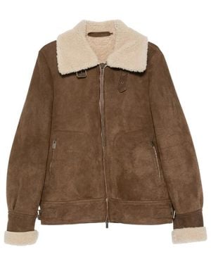 Salvatore Santoro Faux Fur & Shearling Jackets - Brown