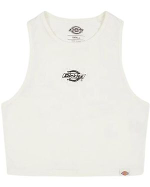 Dickies Sleeveless Tops - Bianco