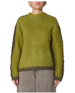 Obey Round-Neck Knitwear - Vert