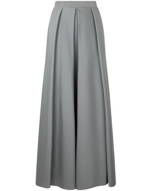 Alberta Ferretti Broeken ,Grijs ,Lange Elegante Grijze Rok