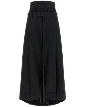 Junya Watanabe Wide Trousers - Black