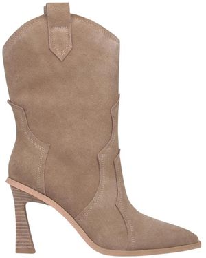 Alma En Pena. Cowboy & Biker Boots - Brown