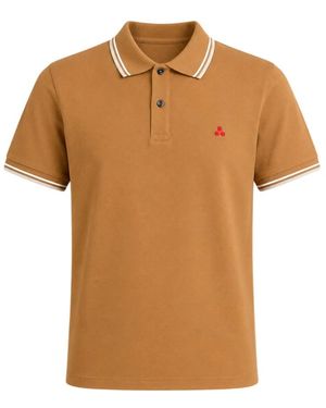 Peuterey Tops ,Oranje ,Katoen New Medinilla Str 02 Polo - Bruin