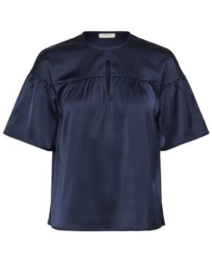 Inwear Overhemden ,Blauw ,Viksa Iw Blouse