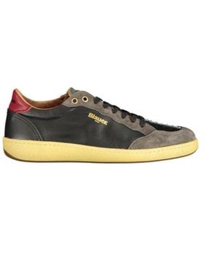 Blauer Schoenen ,Zwart ,Polyester Polyester Sneaker - Blauw