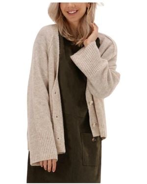 Summum Soft Wool Cardigan Strickweste - Braun