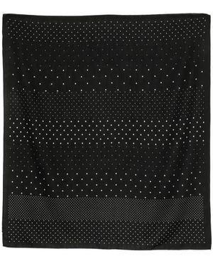 Destin Accessoires ,Zwart ,Wol Judy Carre 90X 90 Sjaal