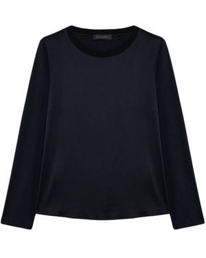 Elena Miro Long Sleeve T-Shirts - Black