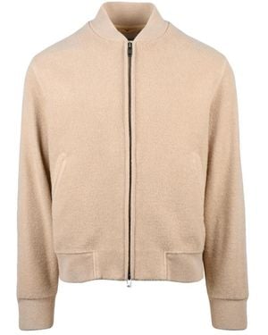 Circolo 1901 Hoodies & Sweatvesten ,Wol Bomberjack - Naturel