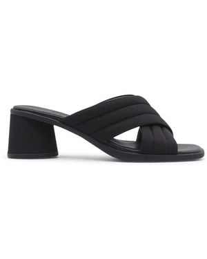 Camper Schoenen ,Zwart ,Geweven Sandalen Voor Vrouwen