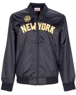 Mitchell & Ness Bomber Jackets - Blue